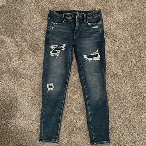 American eagle cozy next level stretch jeggings size 4 xshort